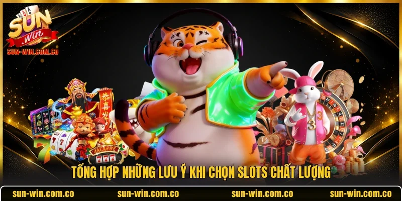 Tổng hợp những lưu ý khi chọn slots chất lượng